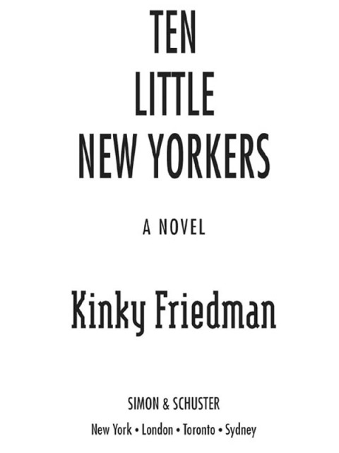 Cover image for book Ten Little New Yorkers