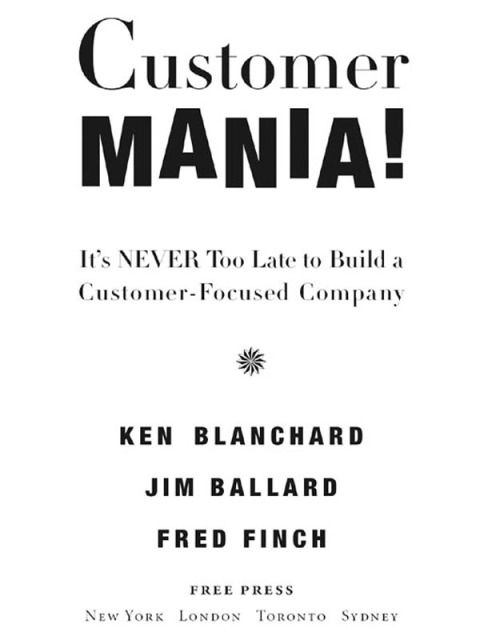 Cover image for book Customer Mania!
