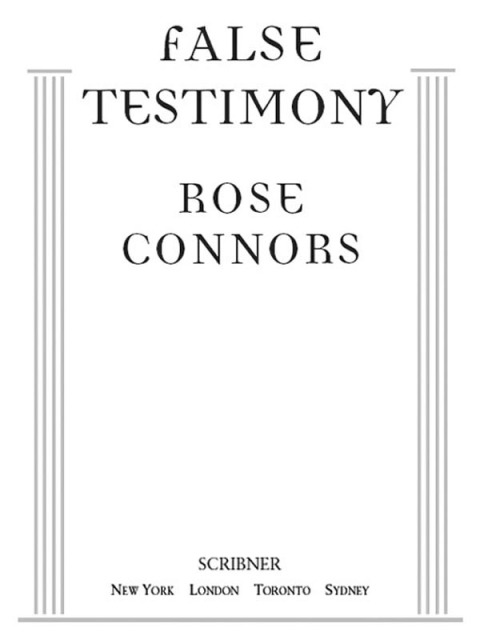 Cover image for book False Testimony