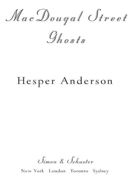 Cover image for book MacDougal Street Ghosts