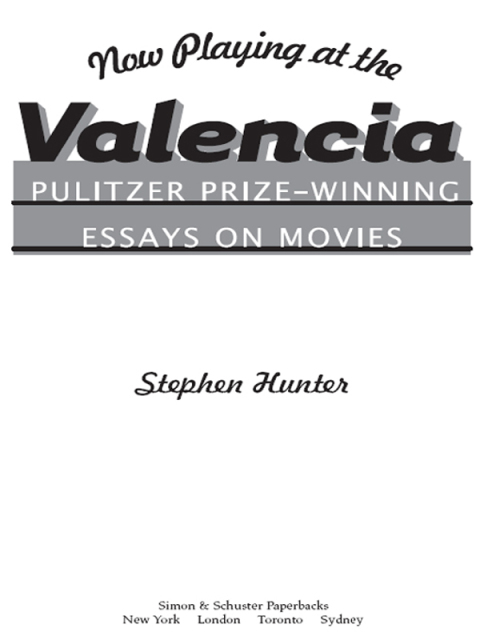 Cover image for book Now Playing at the Valencia
