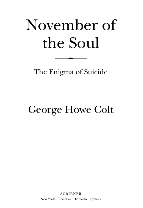 Cover image for book November of the Soul