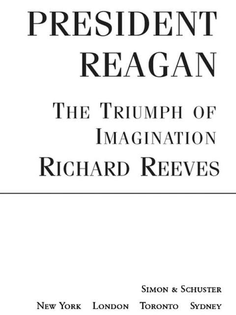 Cover image for book President Reagan