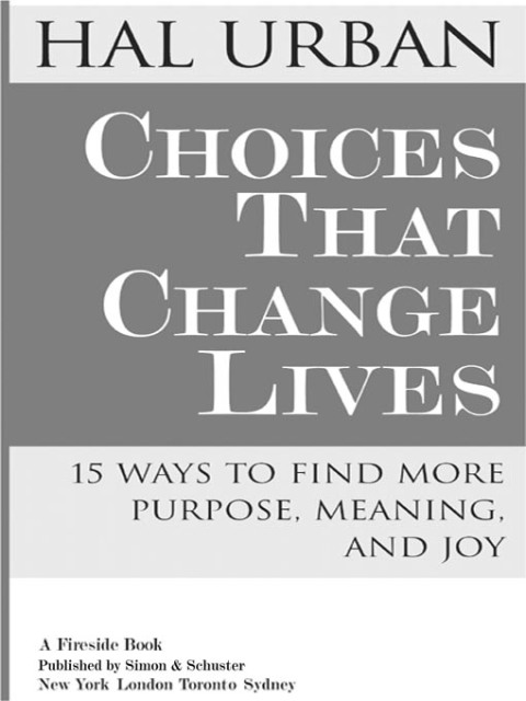 Cover image for book Choices That Change Lives