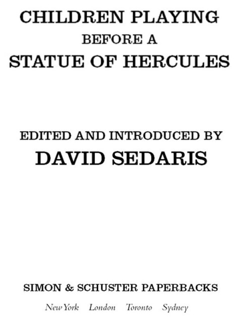 Cover image for book Children Playing Before a Statue of Hercules
