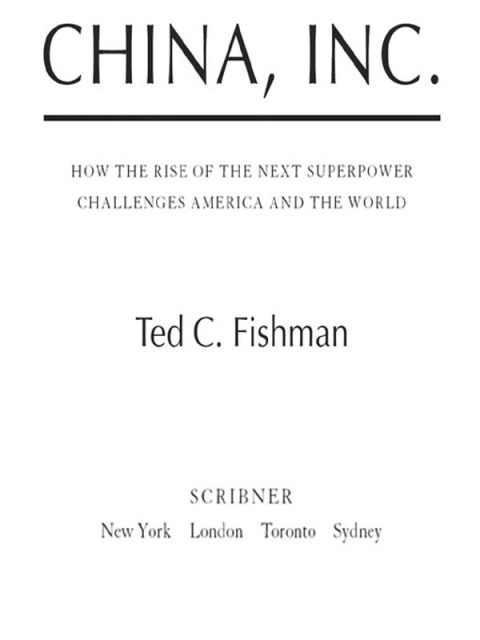 Cover image for book China, Inc.