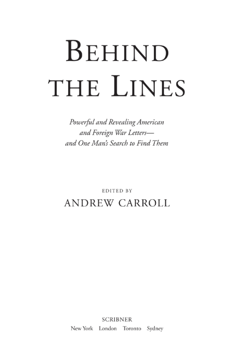 Cover image for book Behind the Lines