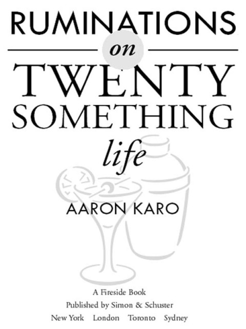Cover image for book Ruminations on Twentysomething Life