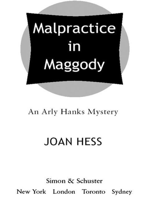 Cover image for book Malpractice in Maggody