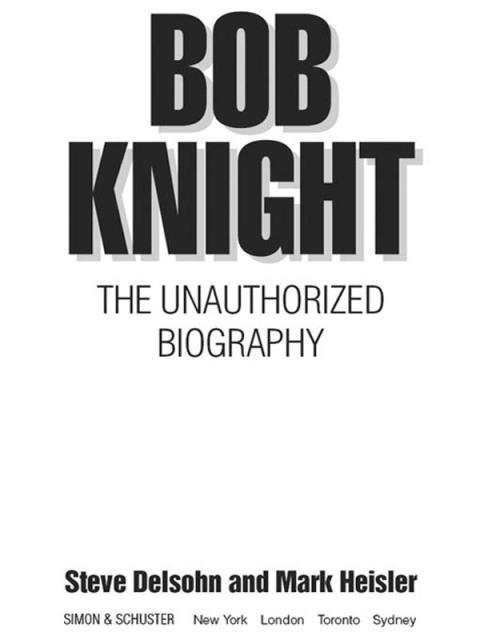 Cover image for book Bob Knight