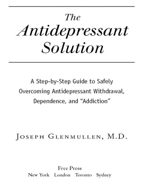 Cover image for book The Antidepressant Solution