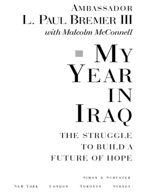 Cover image for book My Year in Iraq