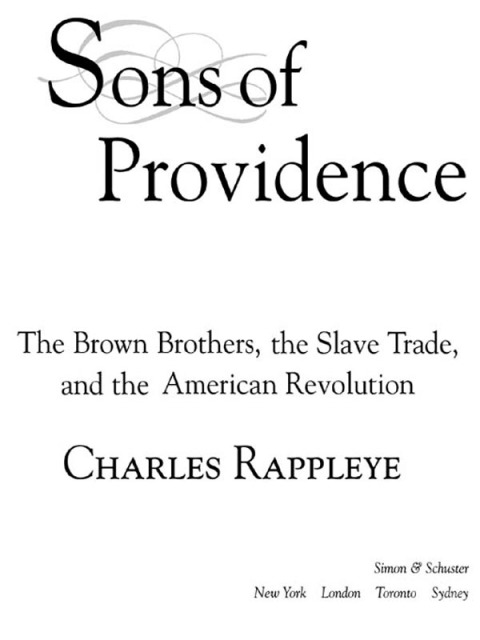 Cover image for book Sons of Providence