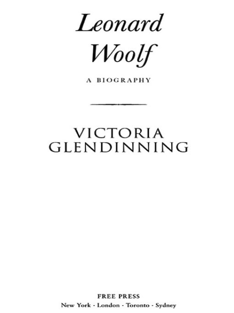 Cover image for book Leonard Woolf