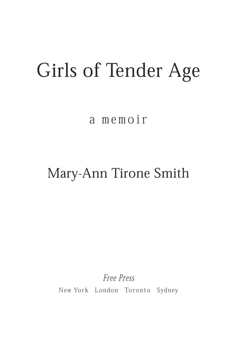 Cover image for book Girls of Tender Age