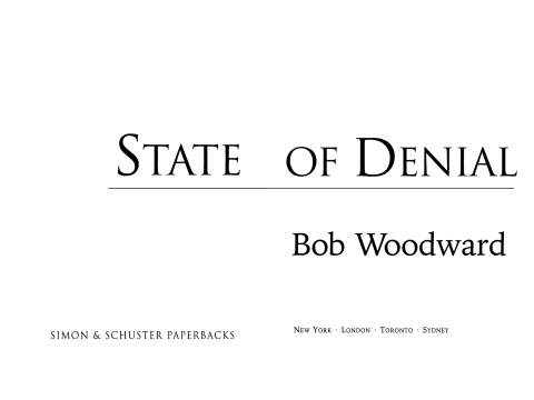 Cover image for book State of Denial