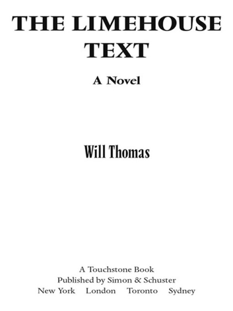 Cover image for book The Limehouse Text