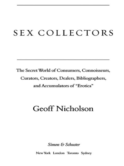 Cover image for book Sex Collectors