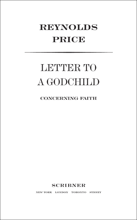 Cover image for book Letter to a Godchild
