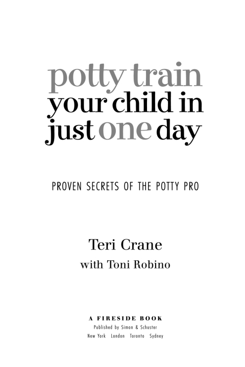 Cover image for book Potty Train Your Child in Just One Day