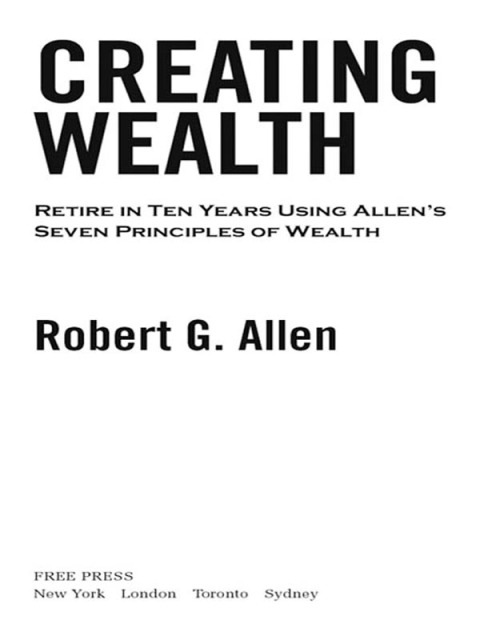 Cover image for book Creating Wealth