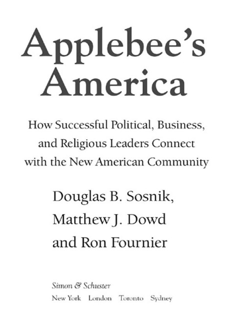 Cover image for book Applebee's America