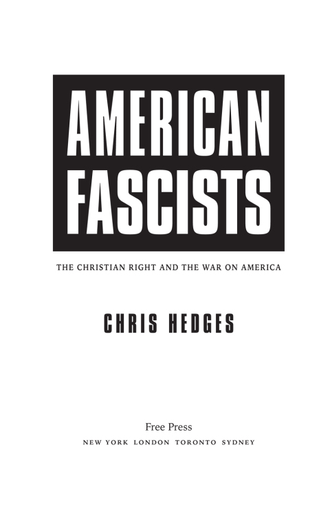 Cover image for book American Fascists