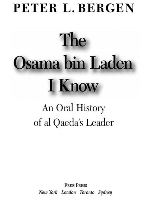Cover image for book The Osama bin Laden I Know