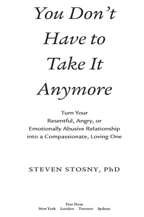 Cover image for book You Don't Have to Take it Anymore