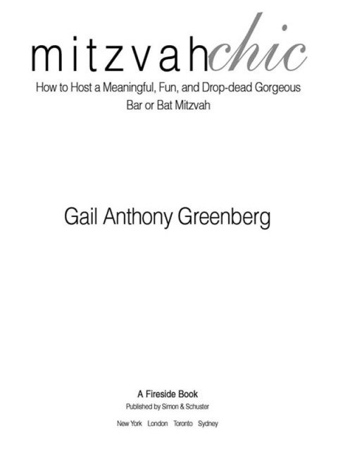 Cover image for book MitzvahChic