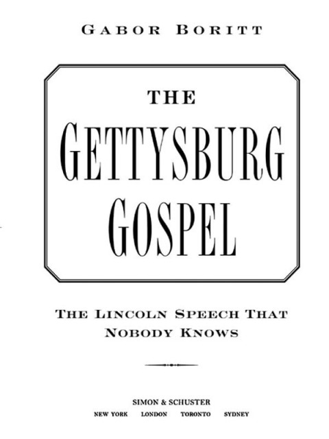 Cover image for book The Gettysburg Gospel