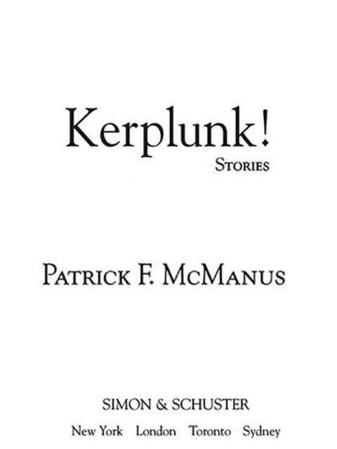 Cover image for book Kerplunk!