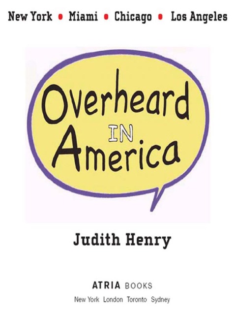 Cover image for book Overheard in America