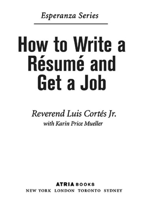 Cover image for book How to Write a Resume and Get a Job