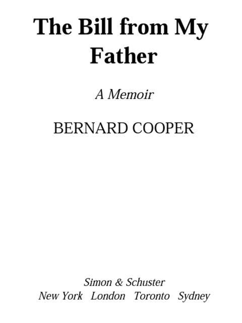 Cover image for book The Bill from My Father