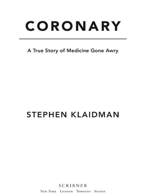 Cover image for book Coronary