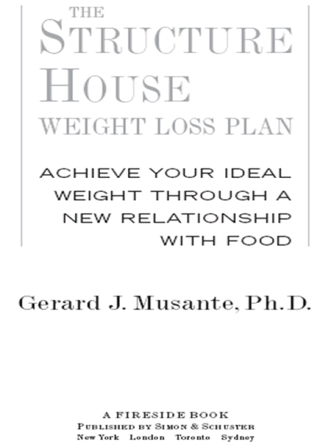 Cover image for book The Structure House Weight Loss Plan