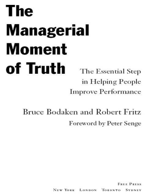 Cover image for book The Managerial Moment of Truth