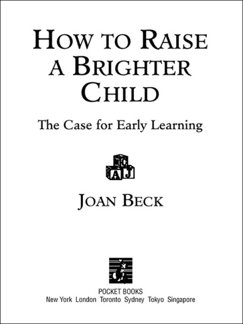 Cover image for book How to Raise a Brighter Child