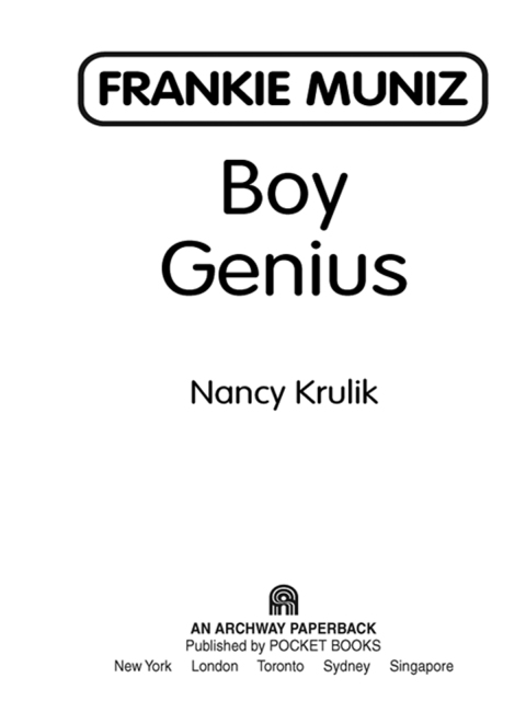 Cover image for book Frankie Muniz Boy Genius