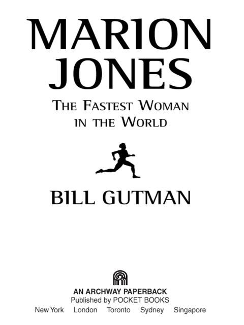 Cover image for book Marion Jones