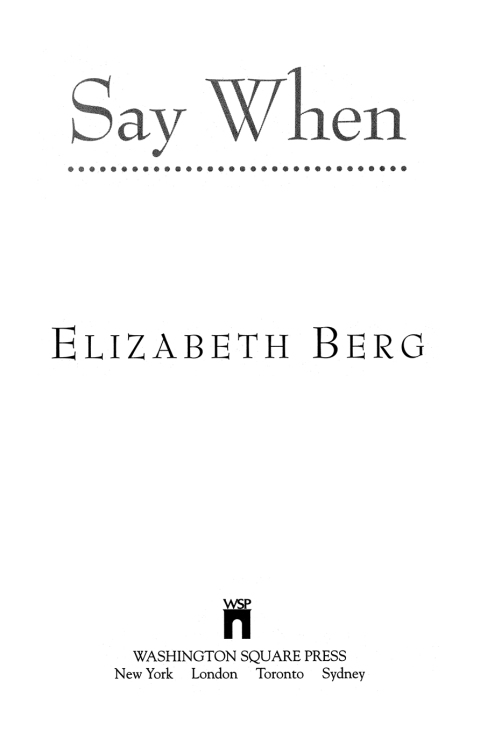Cover image for book Say When
