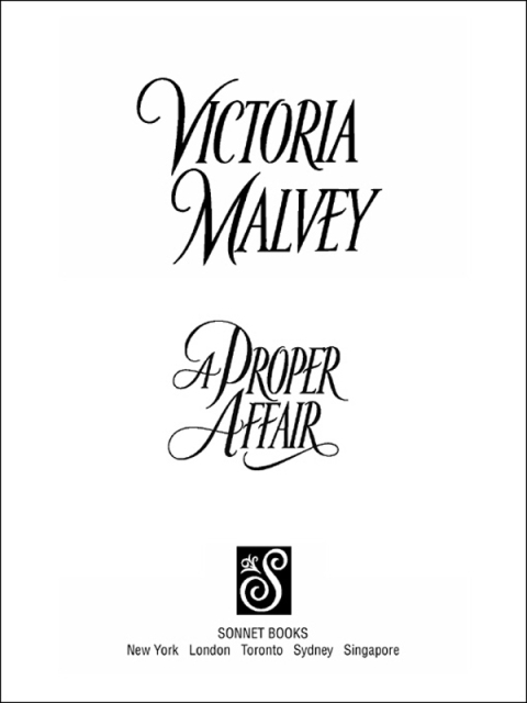 Cover image for book A Proper Affair