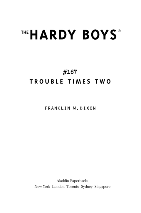 Cover image for book Trouble Times Two