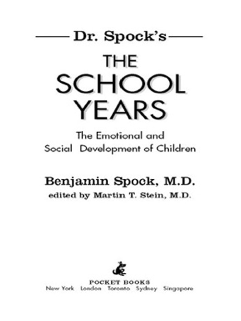 Cover image for book Dr. Spock's The School Years