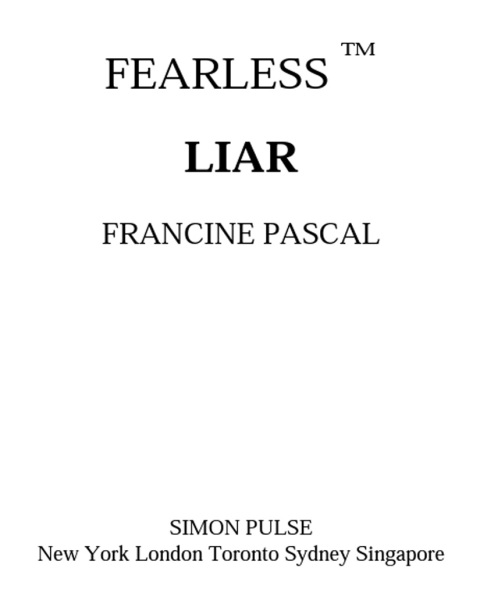 Cover image for book Liar