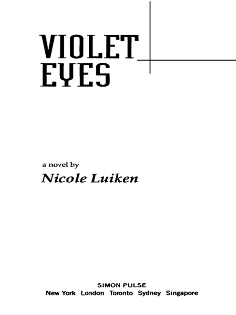 Cover image for book Violet Eyes