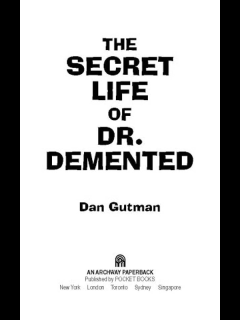 Cover image for book The Secret Life of Dr. Demented