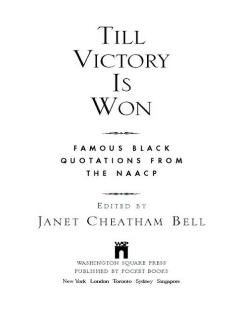 Cover image for book Till Victory Is Won