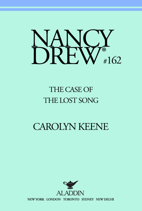 Cover image for book The Case of the Lost Song